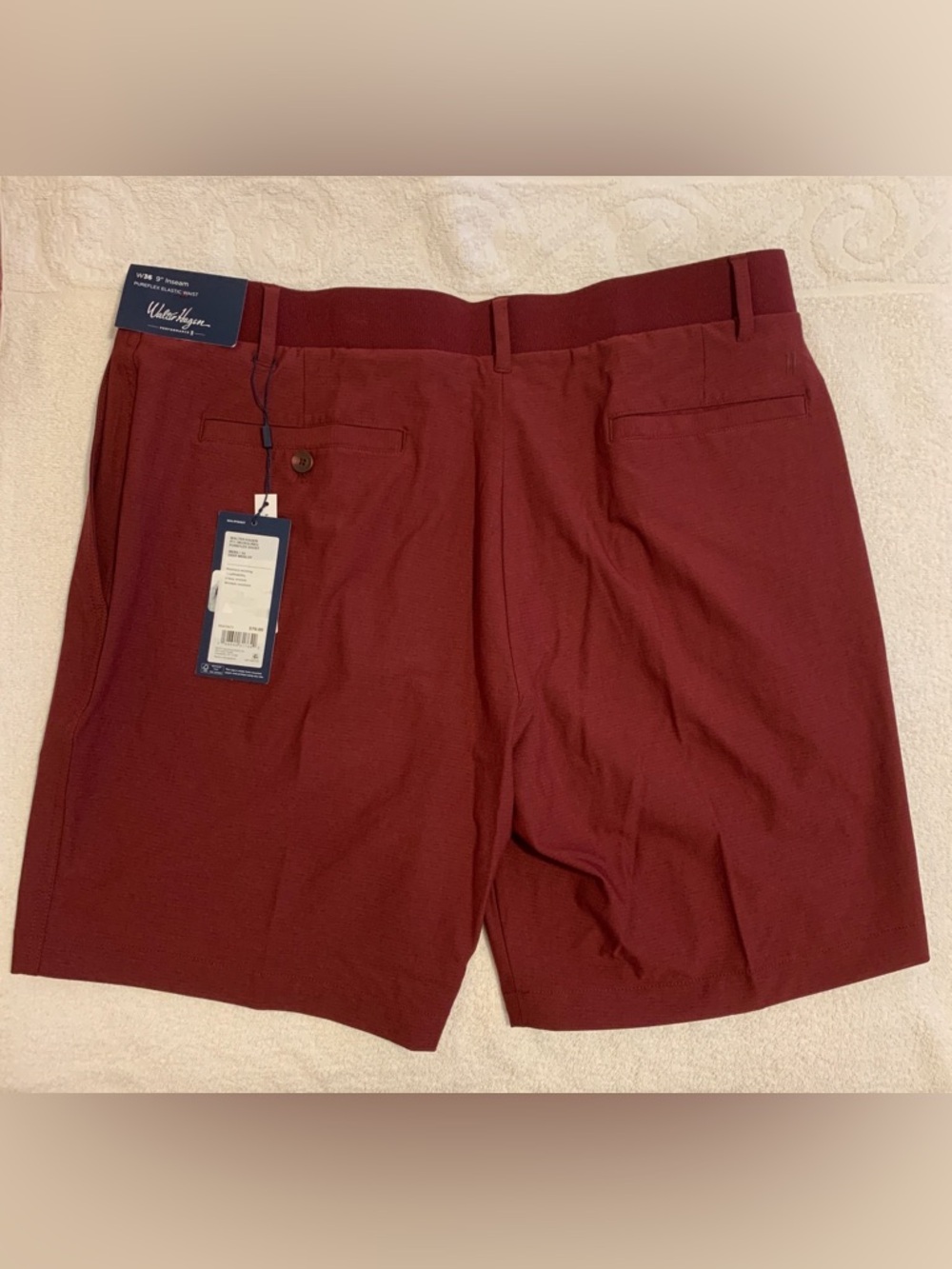 Men’s Walter Hagen maroon golf shorts! 9” inseam / 36 waist - Picture 4 of 4